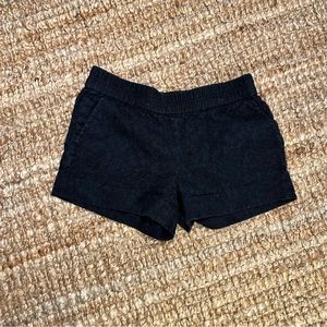 JCREW black patterned short